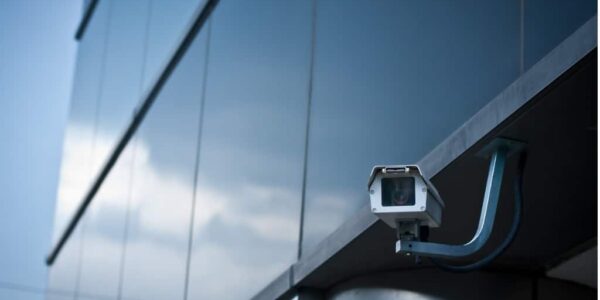 Security-camera-on-building