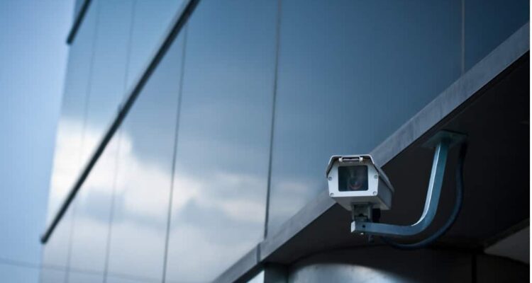 Security-camera-on-building