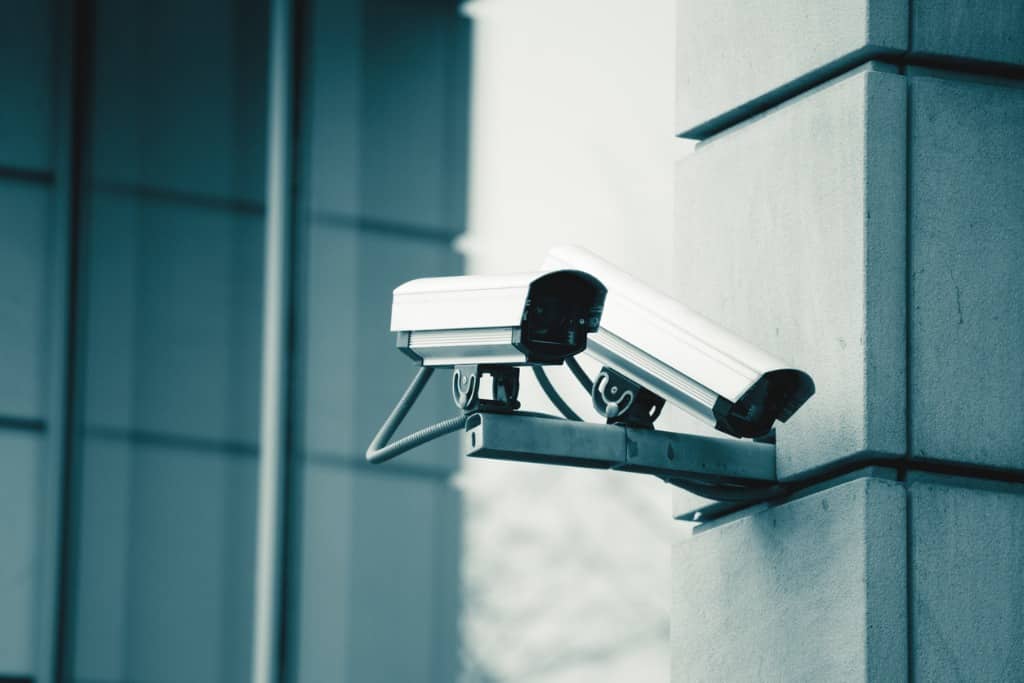 security-camera-on-building
